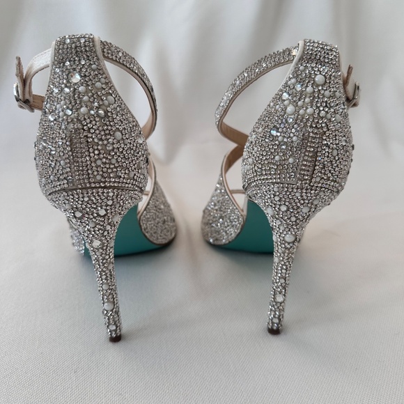Show stopping Betsy Johnson jewelled heels. - Picture 3 of 6